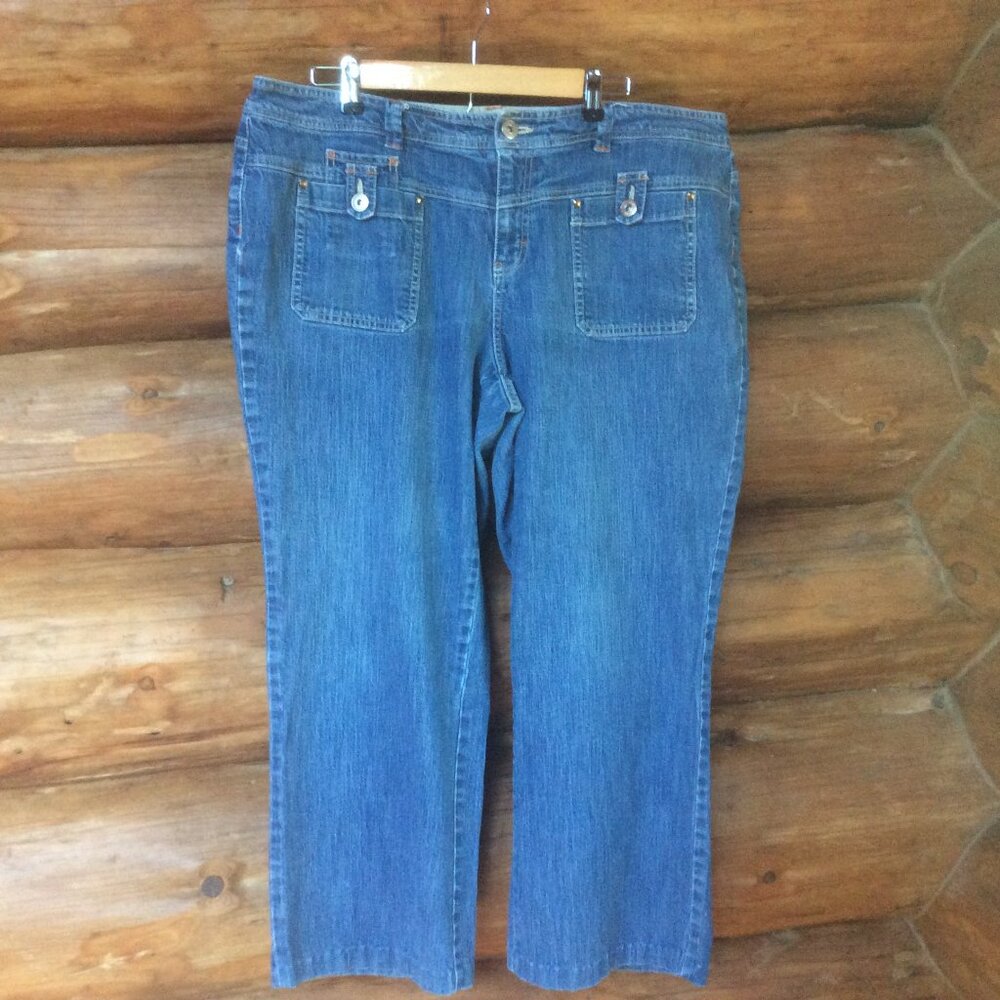 Tommy Hilfiger Nautical Cropped Denim Jeans Size 24